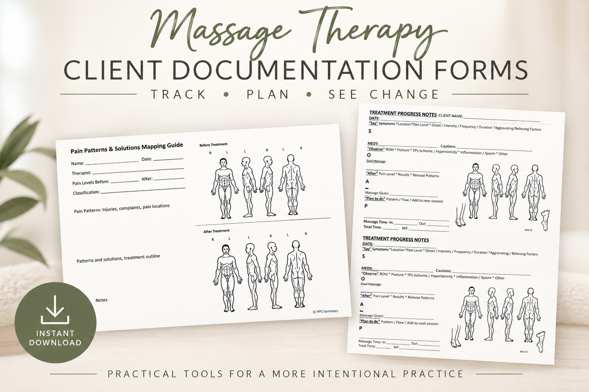 Massage Therapy Client Documentation Forms